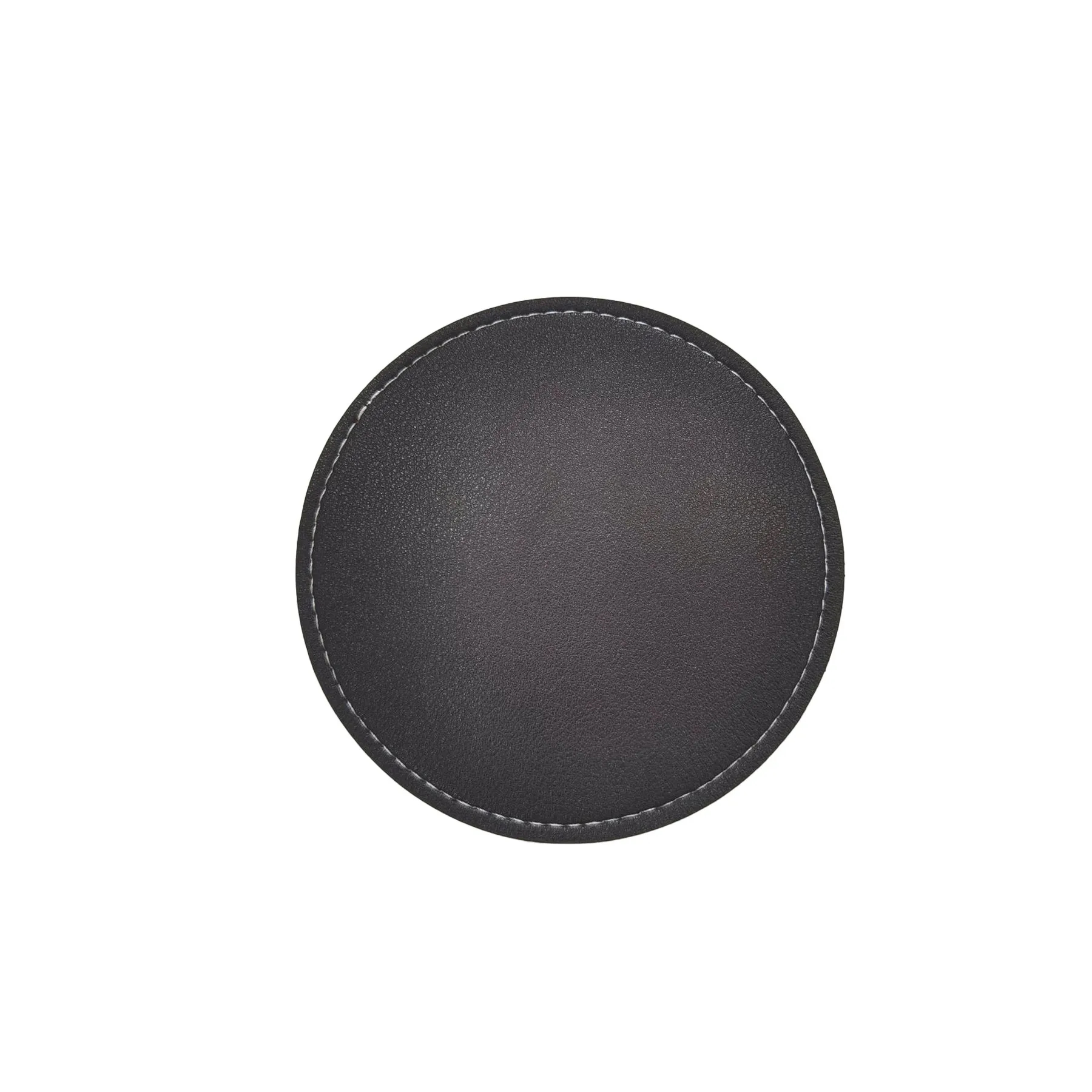 Leather Drink Coasters Round Cup Mat 7