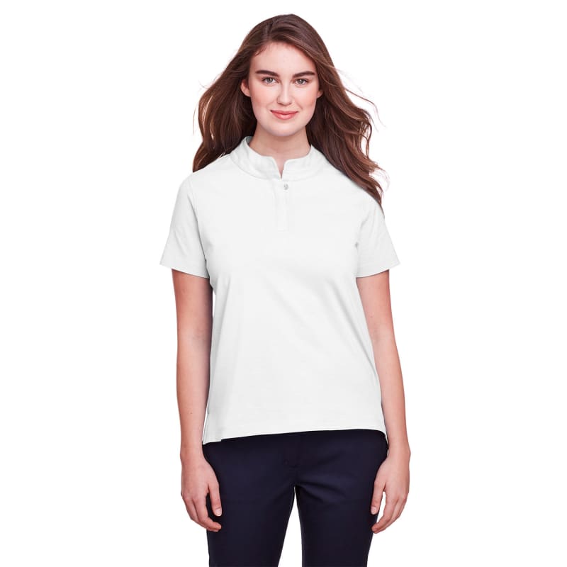 UltraClub Ladies' Lakeshore Stretch Cotton Performance Polo 4