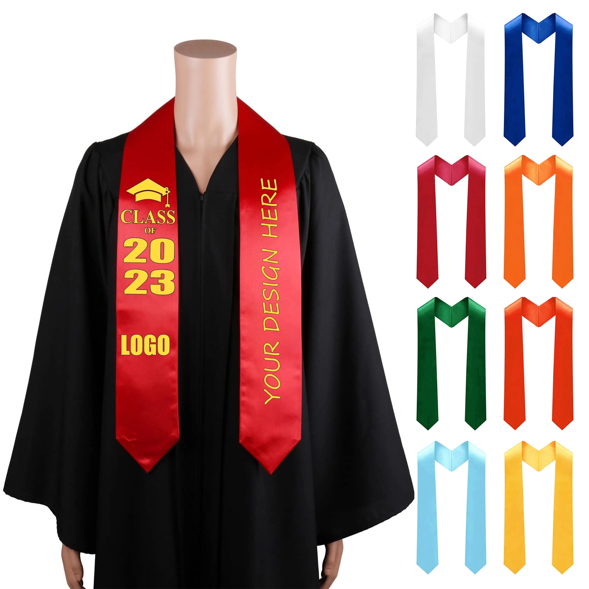 Graduation Stole Sash MOQ 100PCS 2