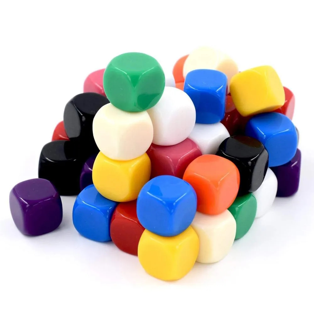 Custom Plastic Dice 8