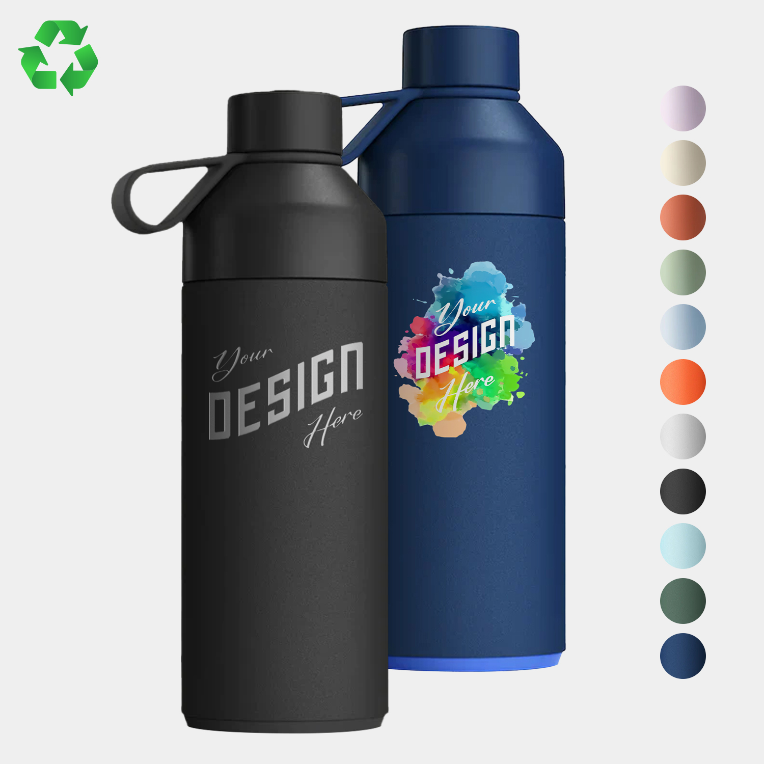 34 oz Ocean Bottle® Recycled Stainless Steel Vacuum Insulated Water Bottle, custom water bottle with logo imprint 3