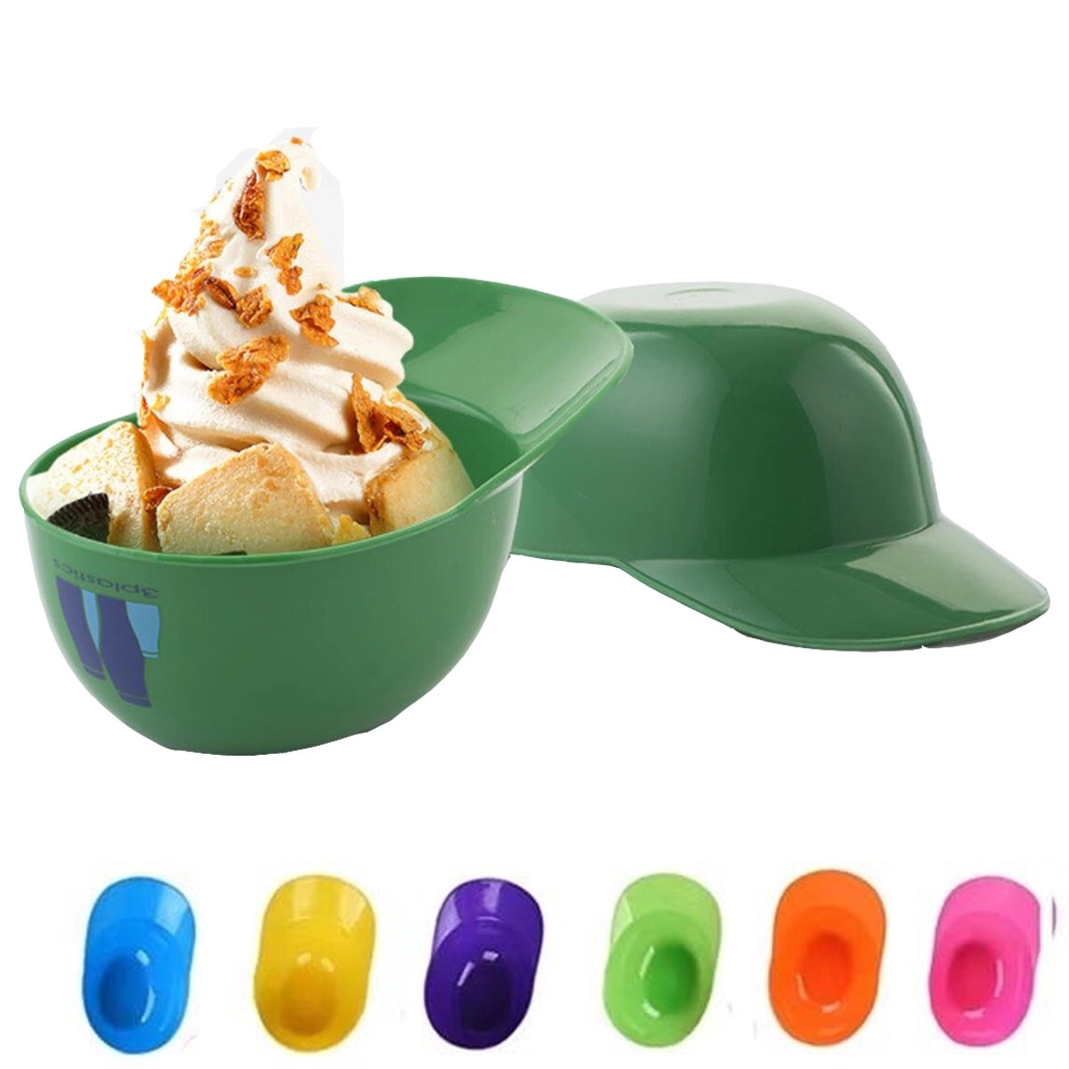 Baseball Helmet Ice Cream Bowl 3