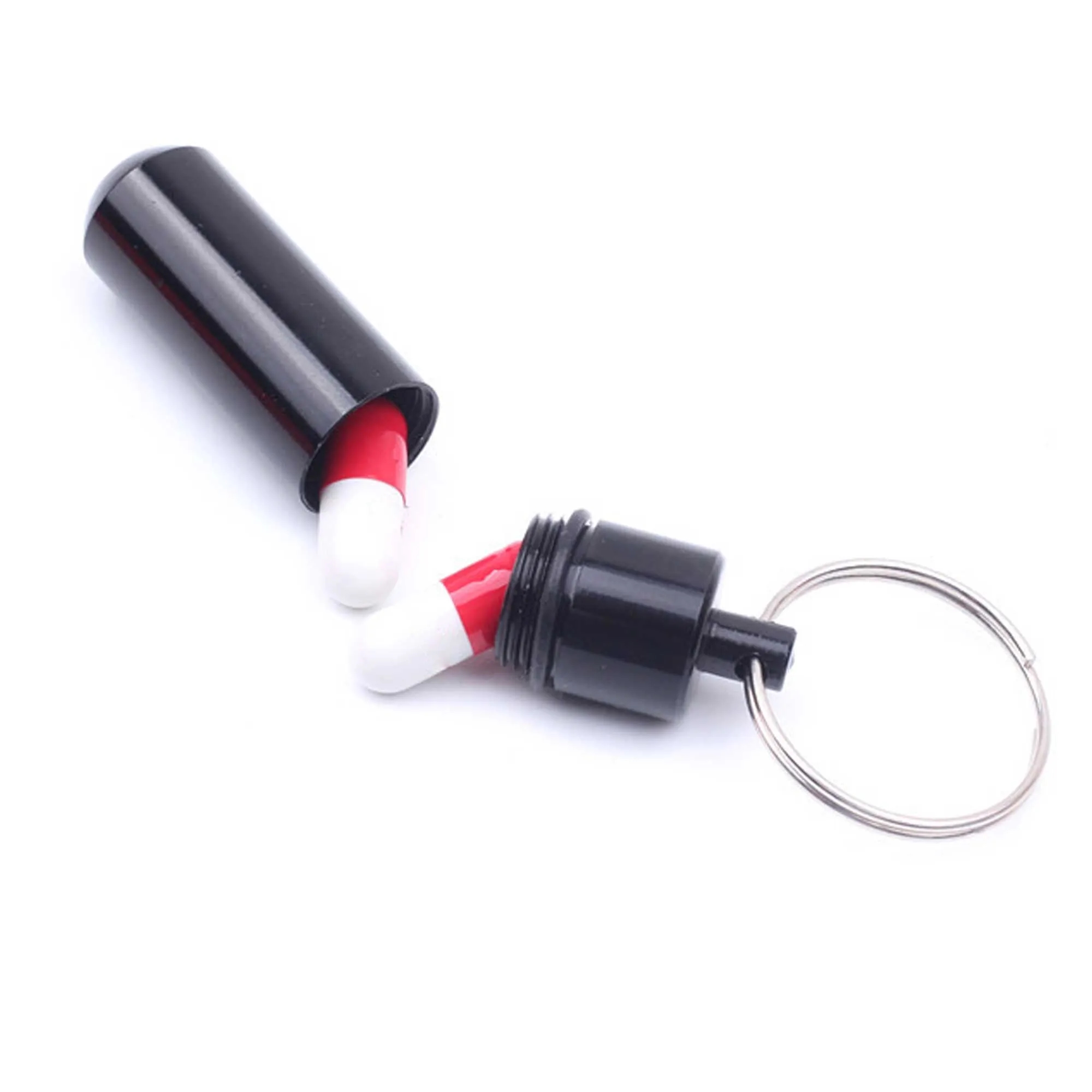 Waterproof Metal Pill Box Keychain 2