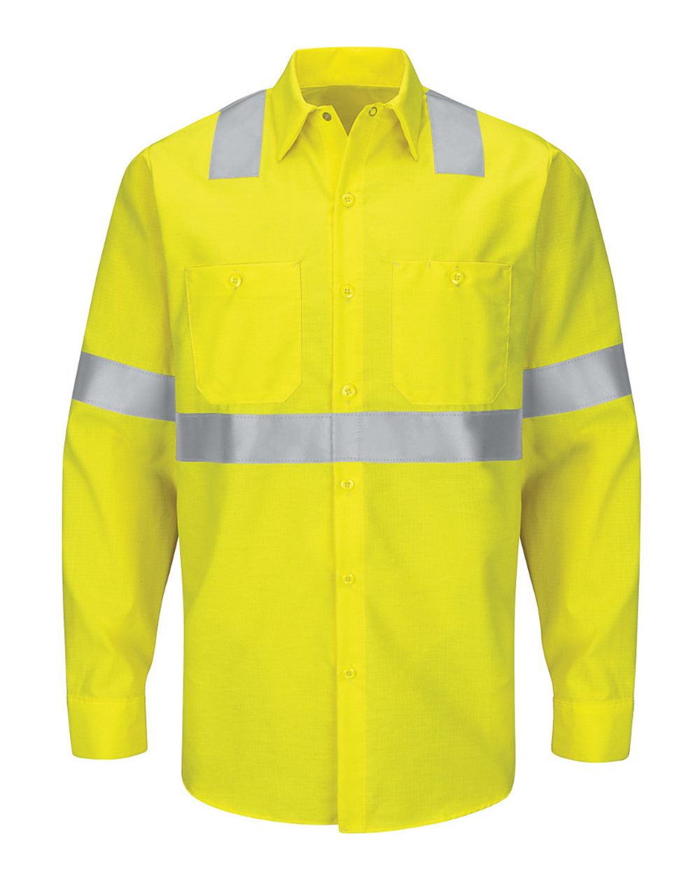 Men's Enhanced & Hi-Visibility Long Sleeve Work Shirt - SY14 10