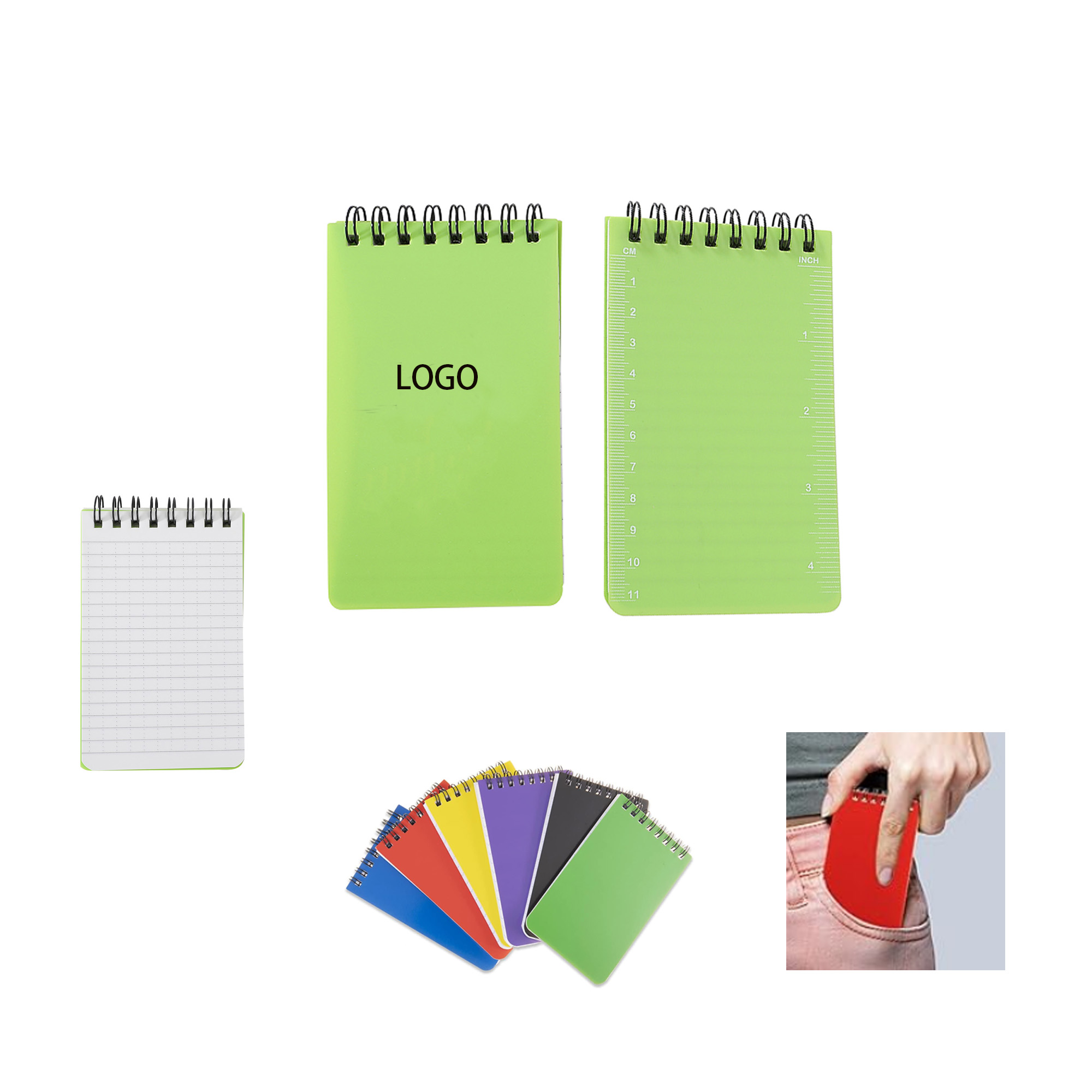 Recycled Stand Up Pocket Jotter 2