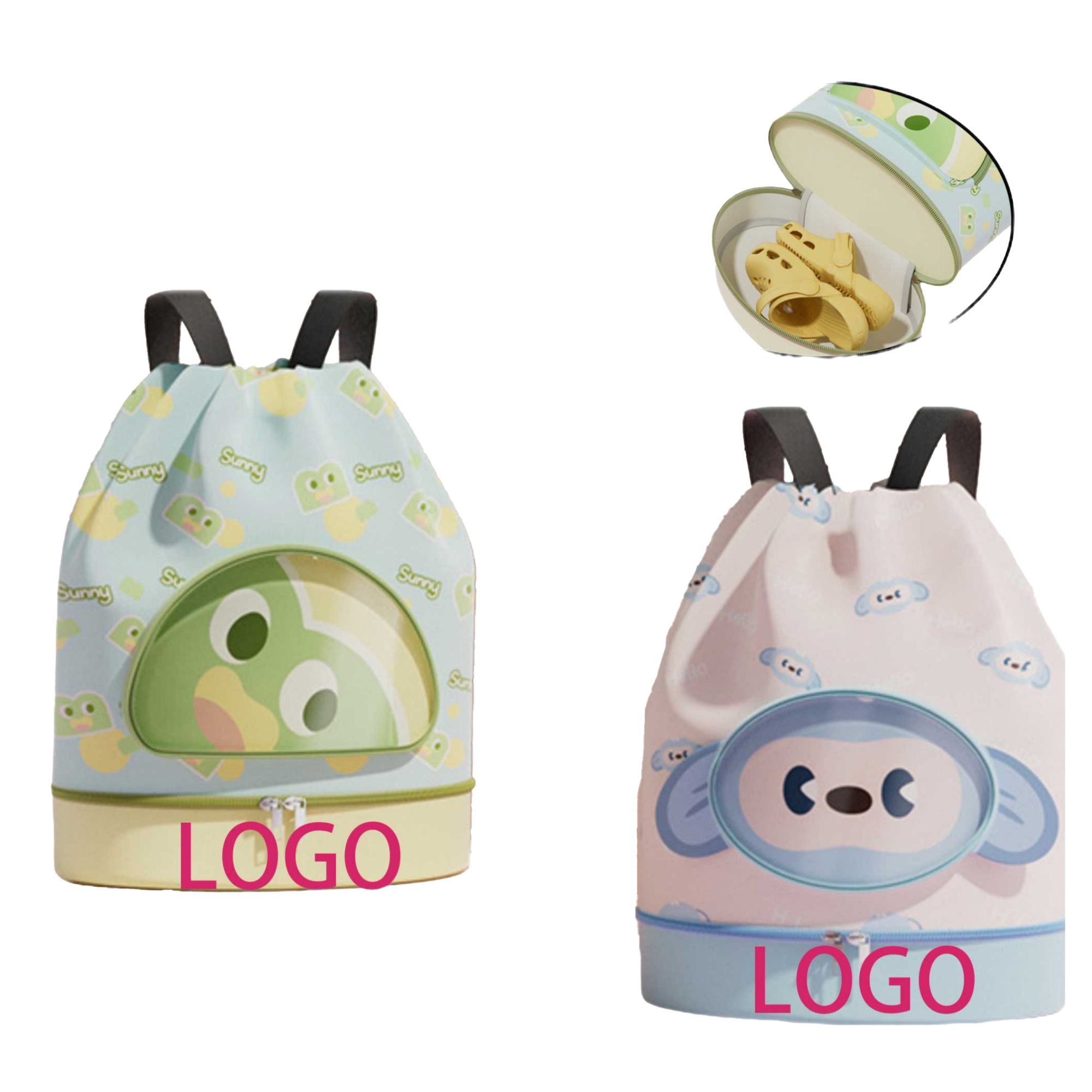 Cartoon Drawstring Waterproof Backpack 3
