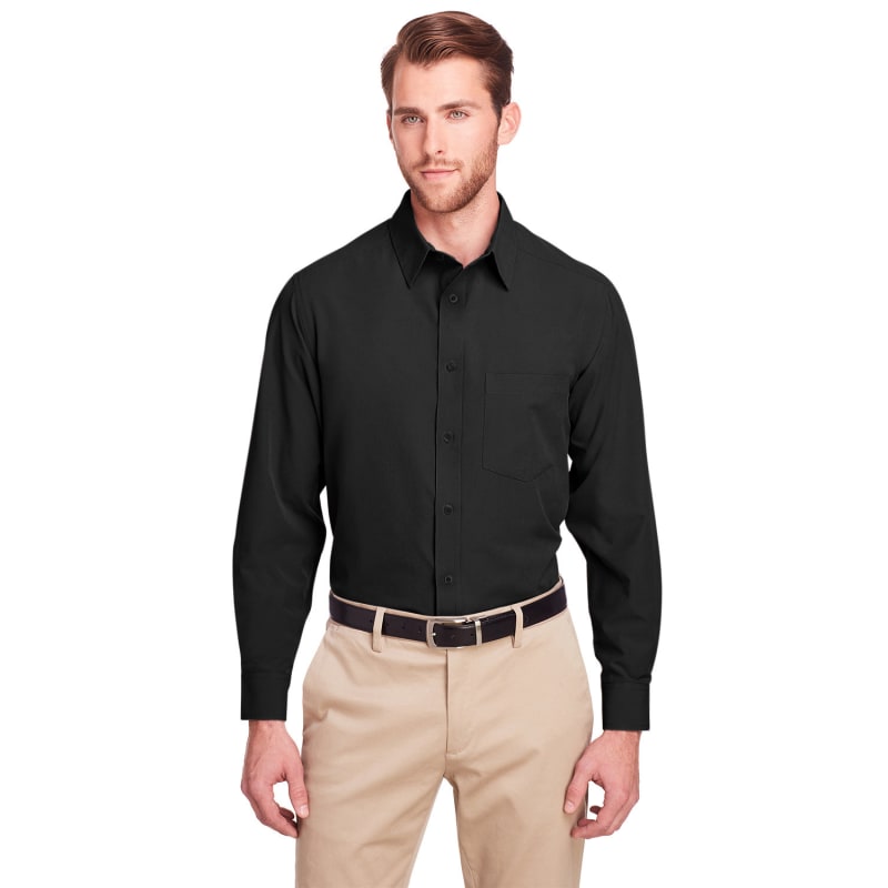 UltraClub Men's Bradley Performance Woven Shirt 17