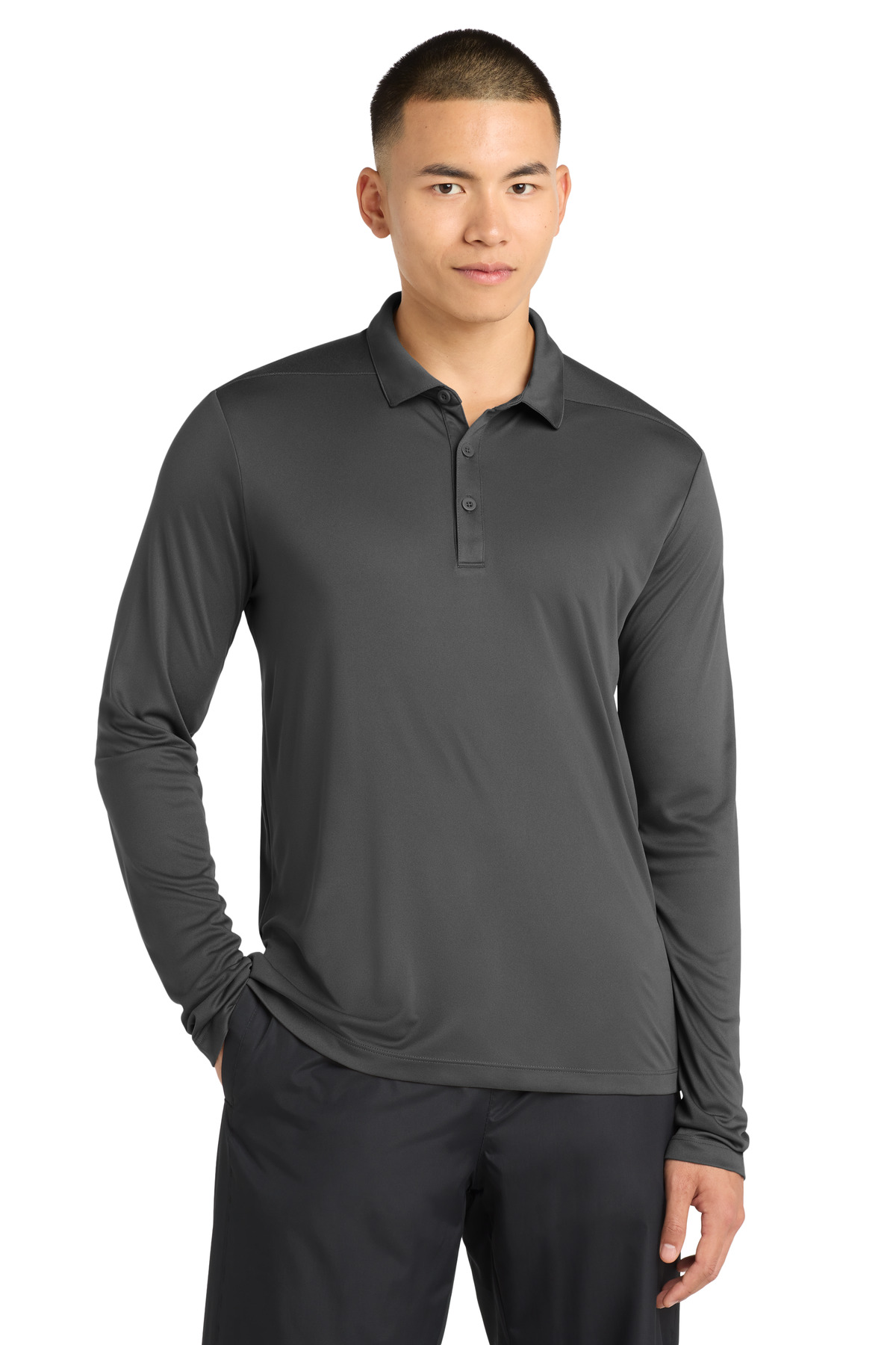 Sport-Tek Posi-UV Pro Long Sleeve Polo. ST520LS 6
