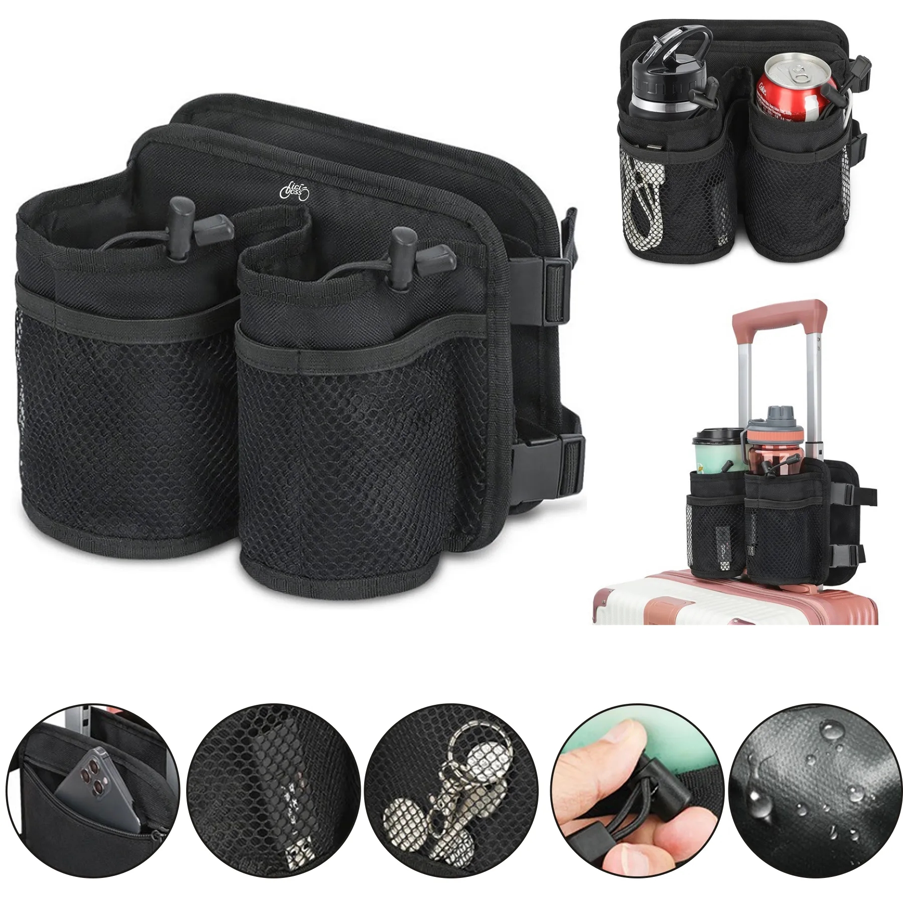 Luggage Travel Drink Cup Holder 2