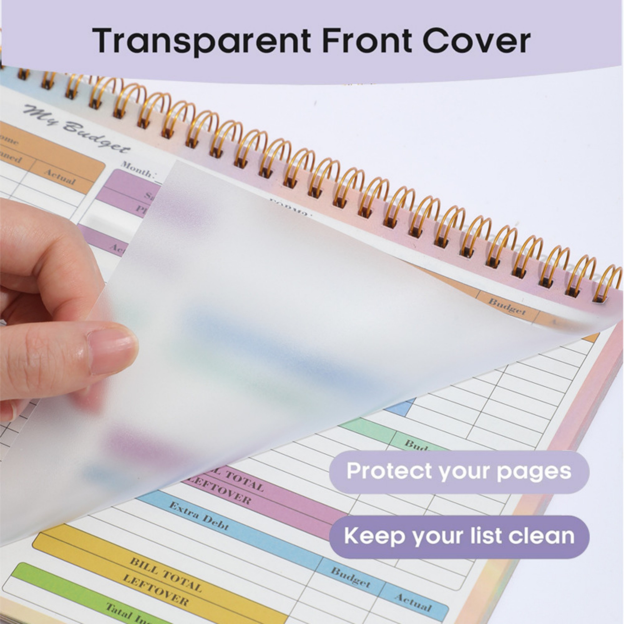 B5 50 Sheets Undated Budget Planner 2