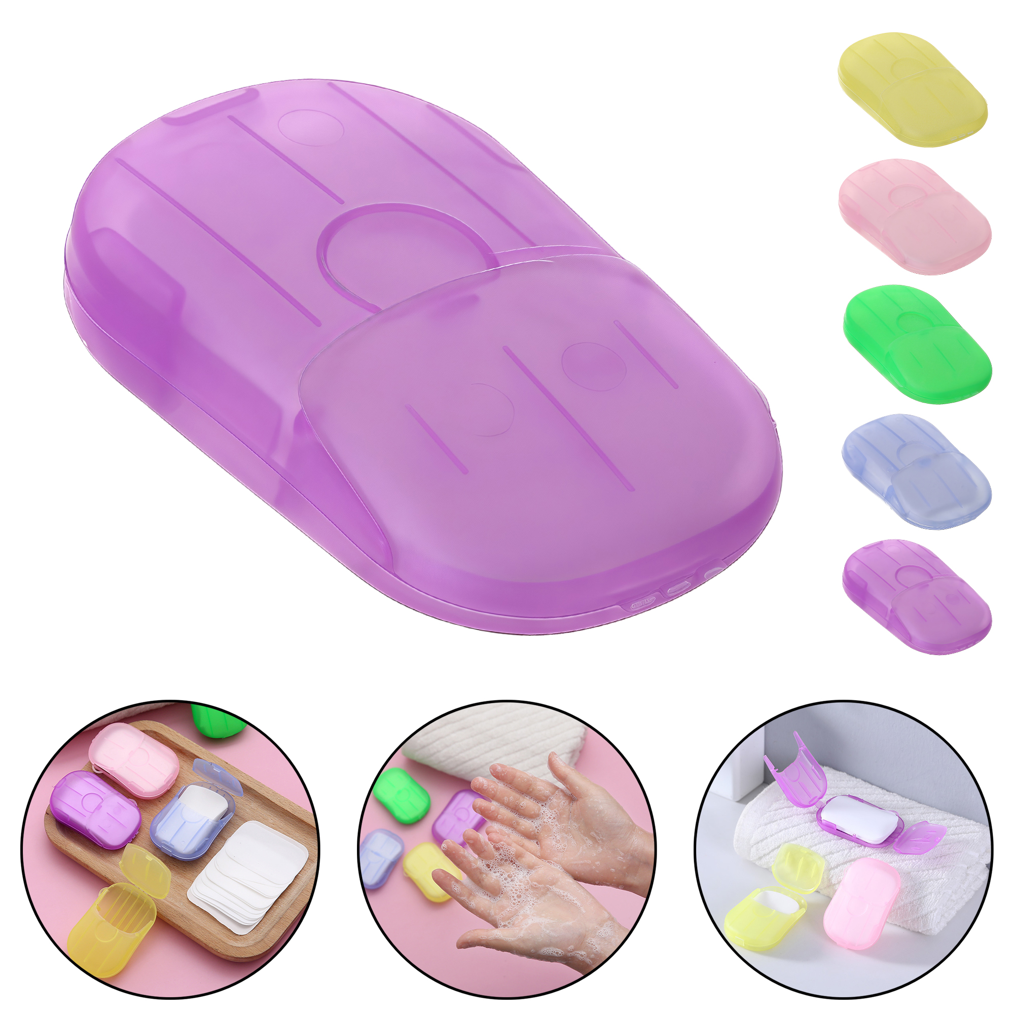 Portable Travel Soap Sheets Box 2