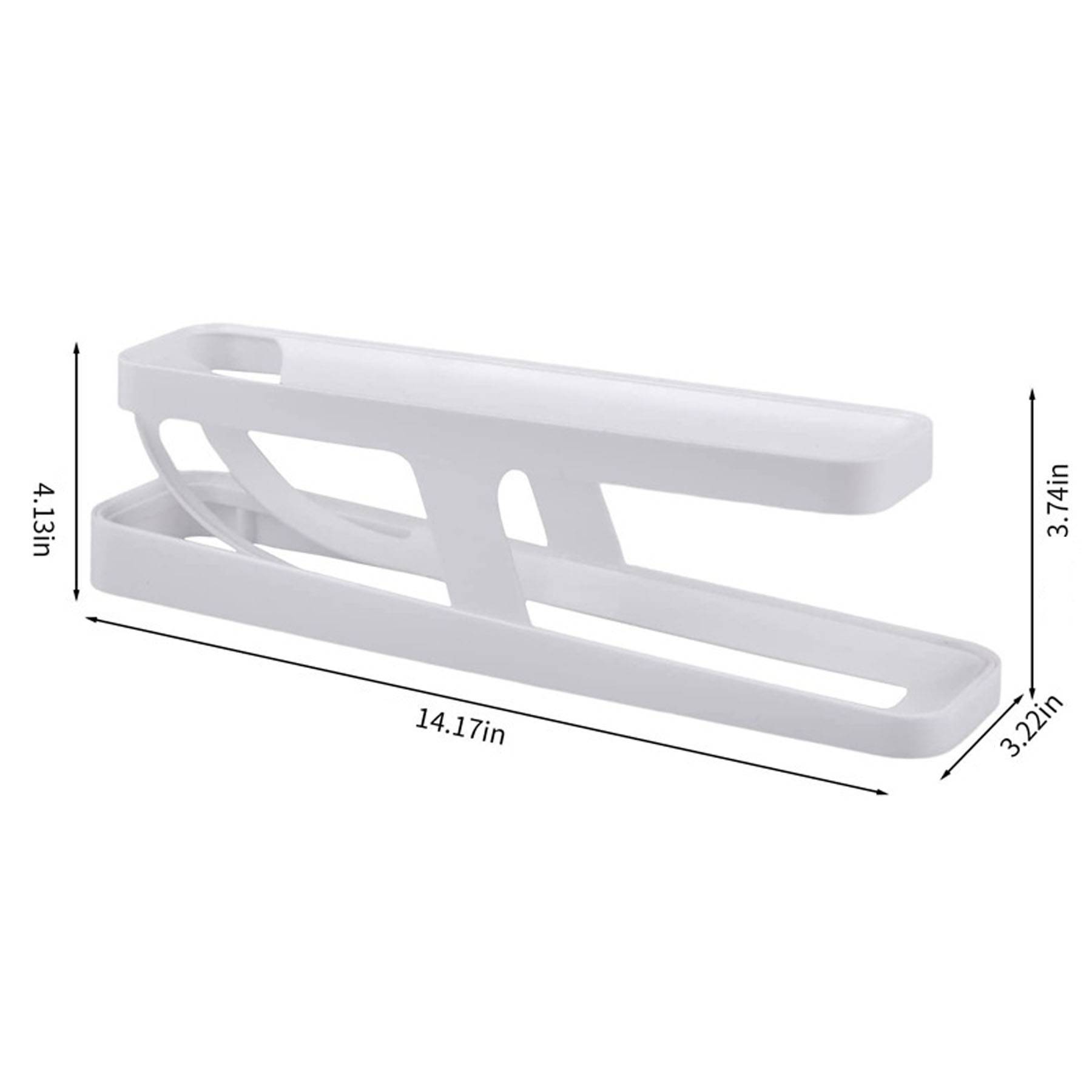 Plastic Auto Rolling Refrigerator Egg Dispenser Holder, custom kitchen gadget with logo imprint 4