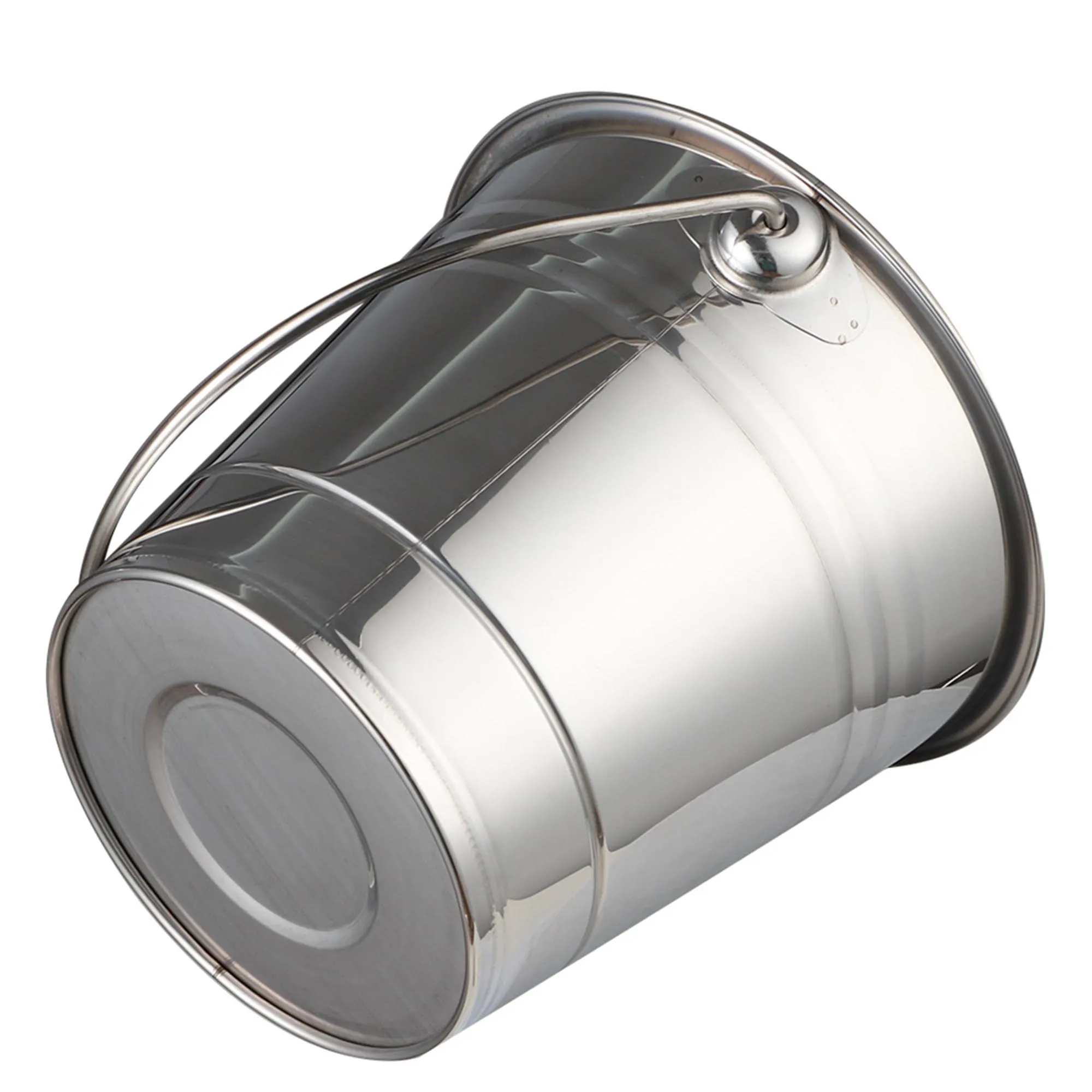 101Oz Stainless Steel Ice Wine Bucket With Handle MOQ10pcs 3