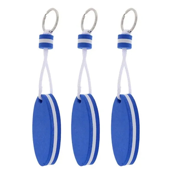 Oval Shaped EVA Foam Floating Key Chain 8
