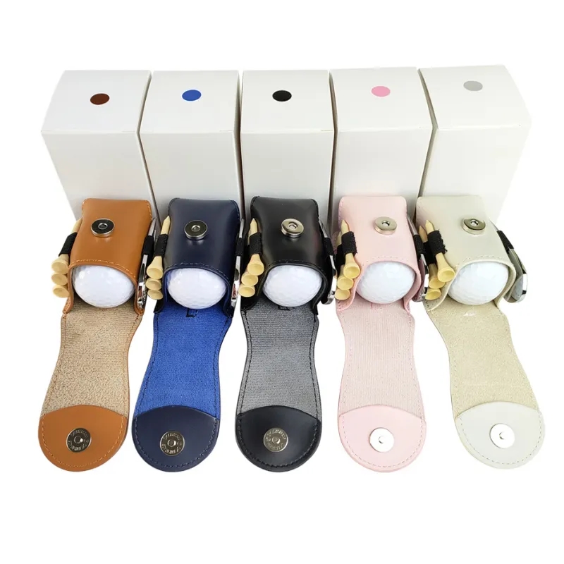 Golf waist holder ball with 3 tees and 1 divot 5