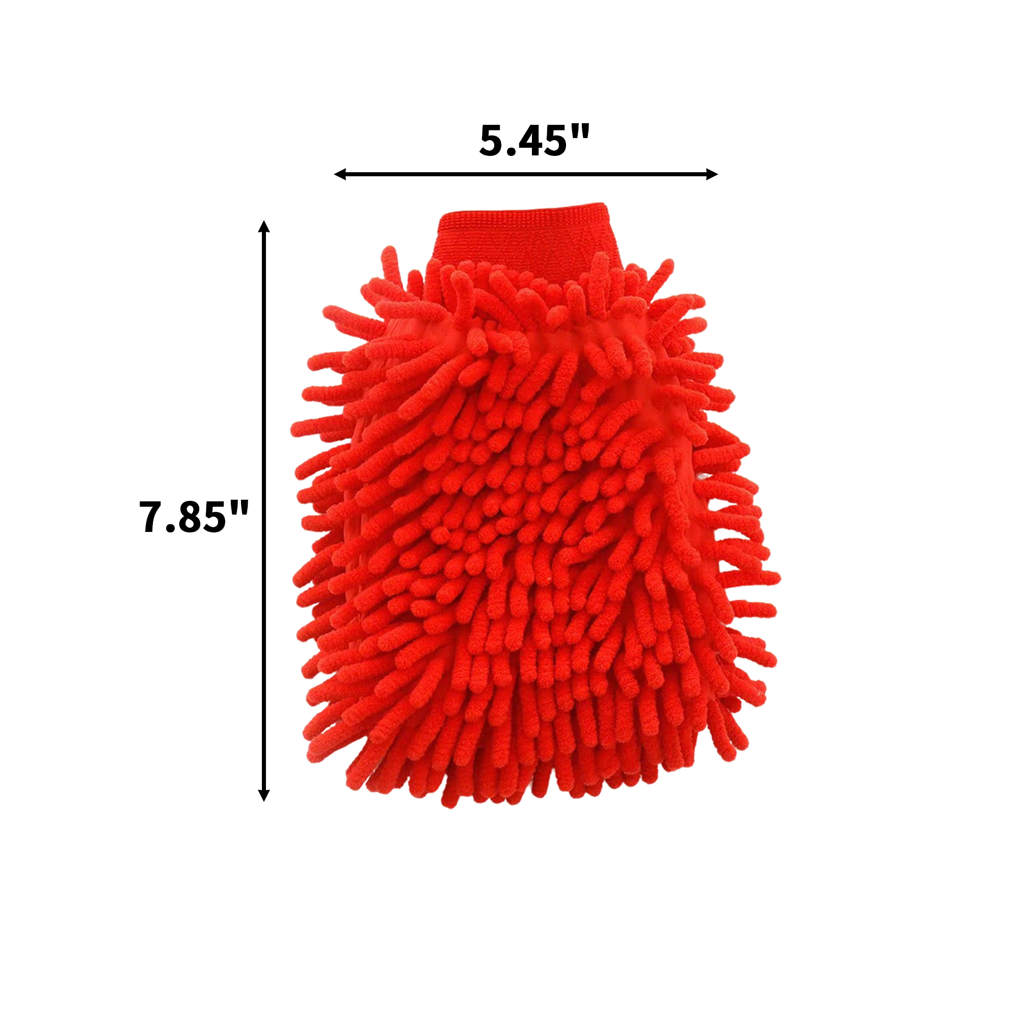 Microfiber Scratch Free Wash Mitt With Elastic Cuff 4