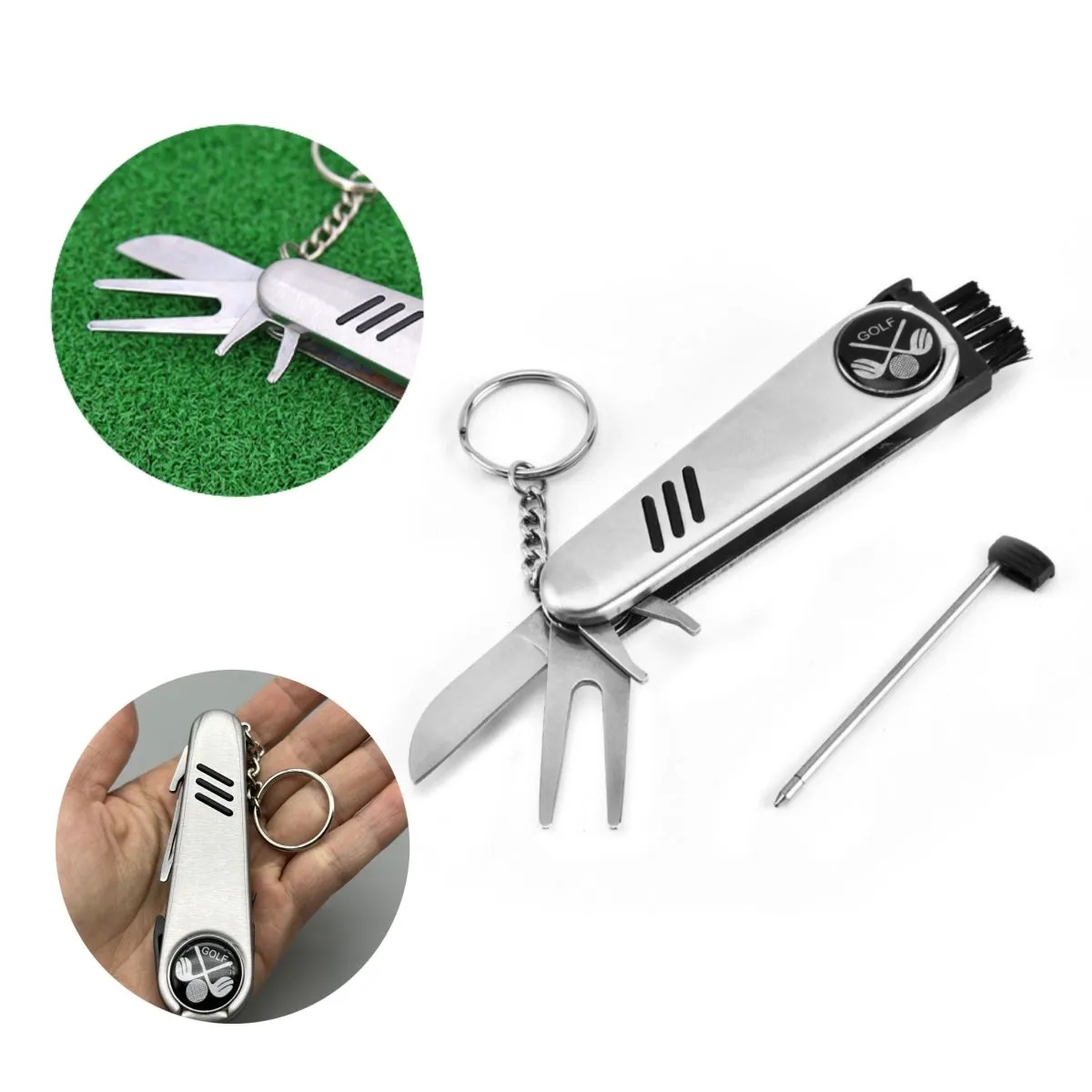 Multifunctional Outdoor Survival Camping Golf Folding Knife 1