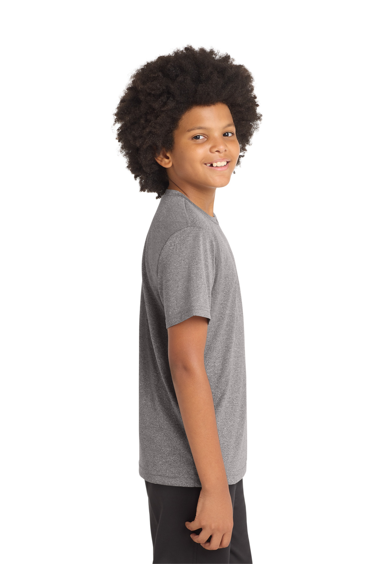 Sport-Tek Youth Heather Contender Tee. YST360 25