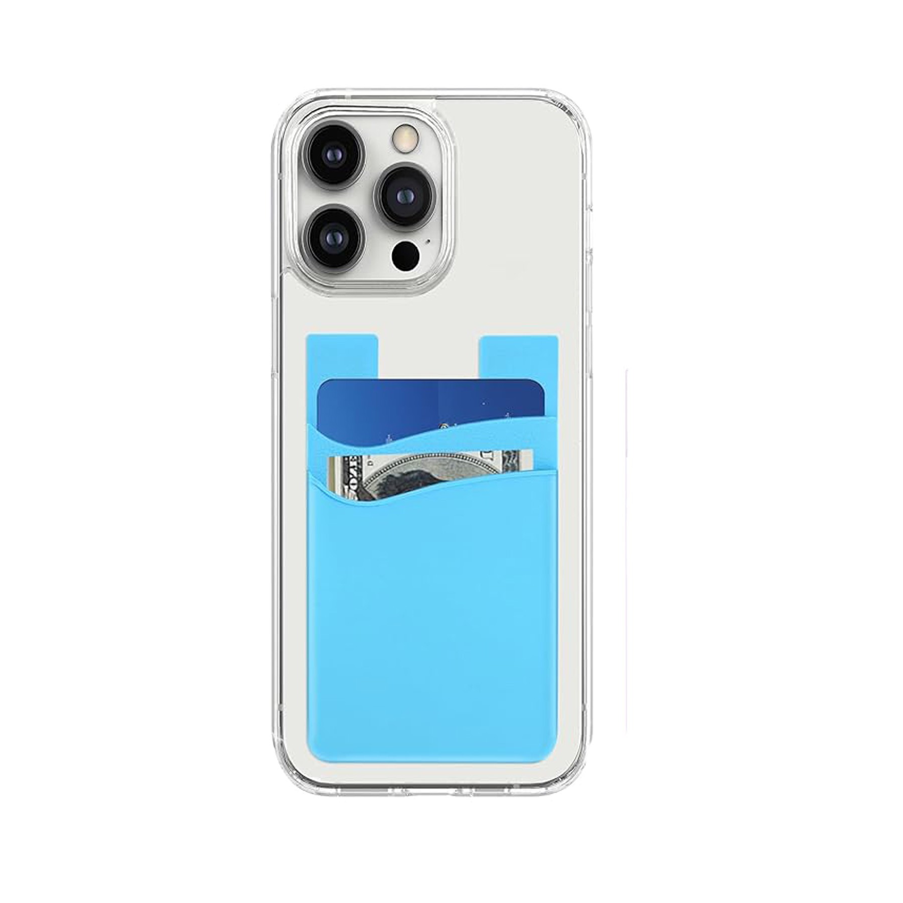Silicone Phone Card Holder Mount In U Shape 5
