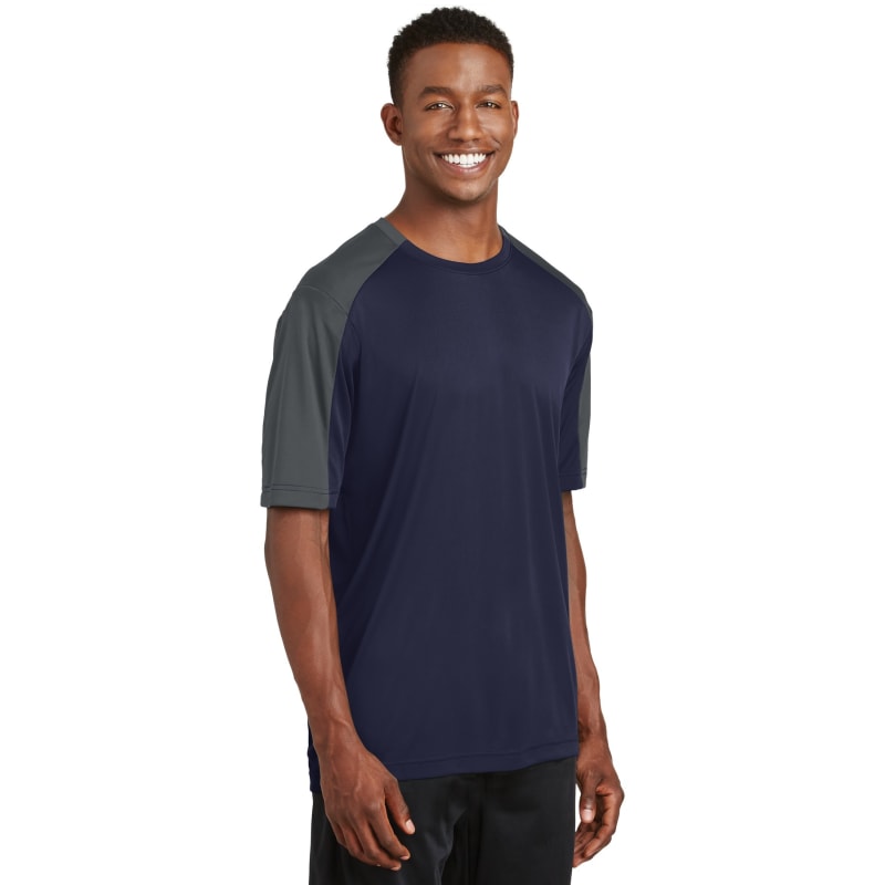 Sport-Tek PosiCharge Competitor Sleeve-Blocked Tee. 14