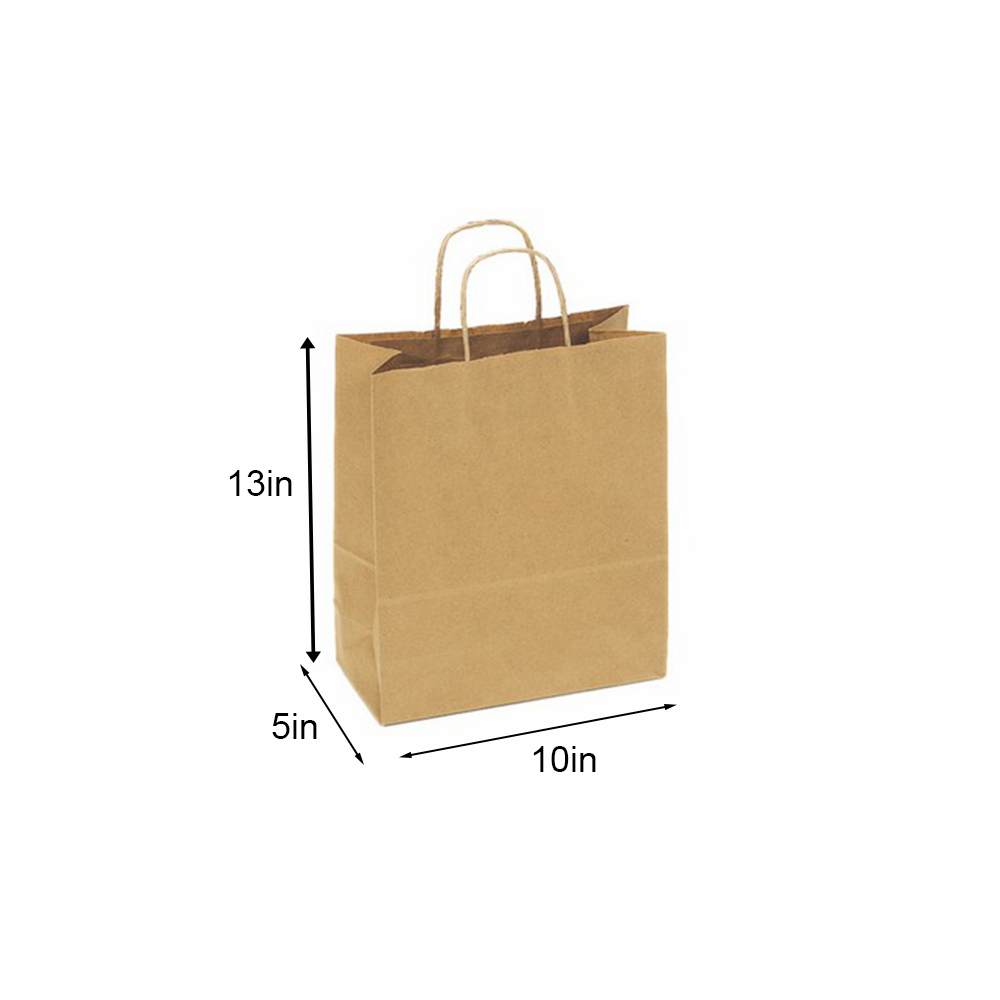 Natural Kraft Custom Paper Shopping Bag 2