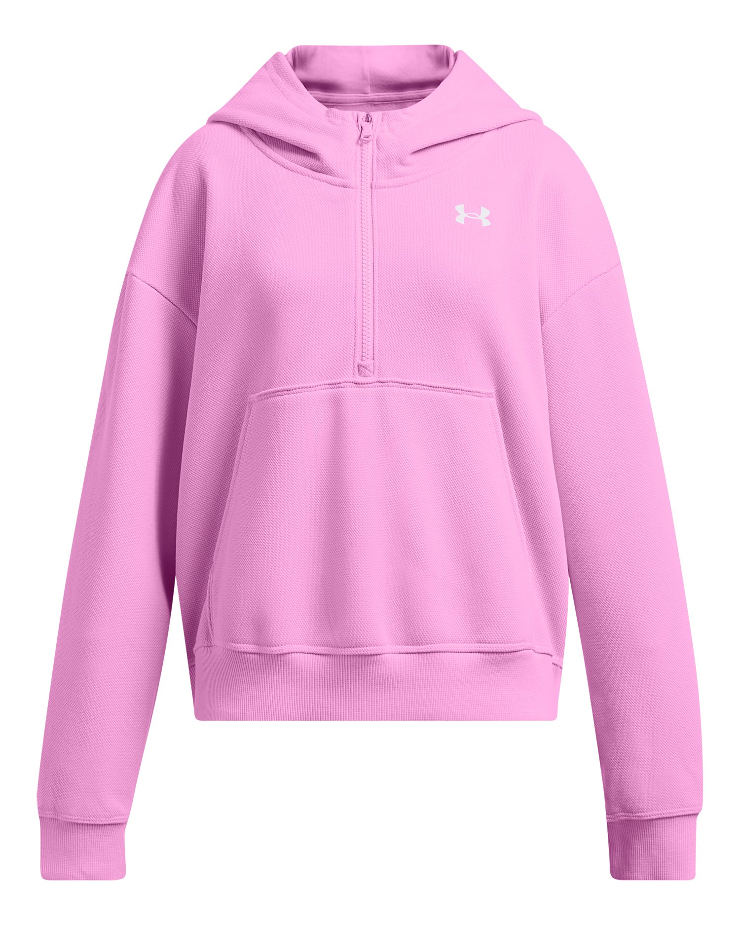 UA Rival Fleece Textured Girls' Zip 4