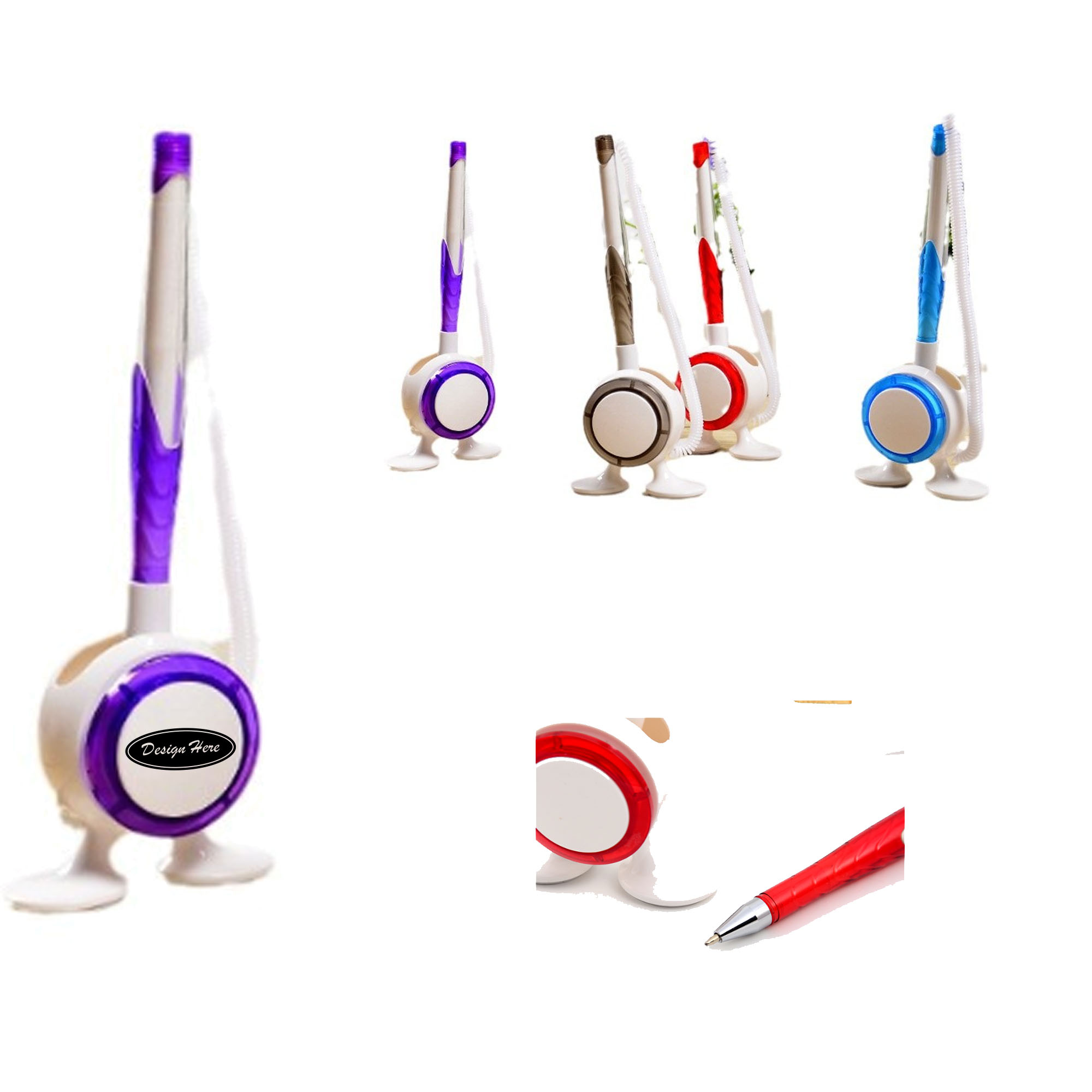 Stylish Gel Pen with Desktop Sticker for Creative Office D??cor 2