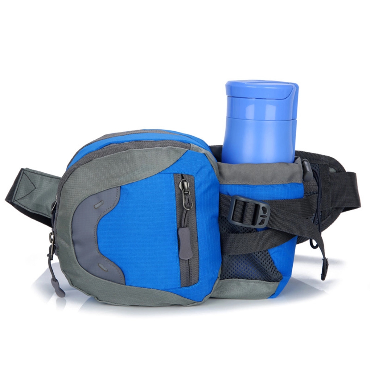 Portable Fanny Pack Sport Waist Bag with Bottle Holder 2