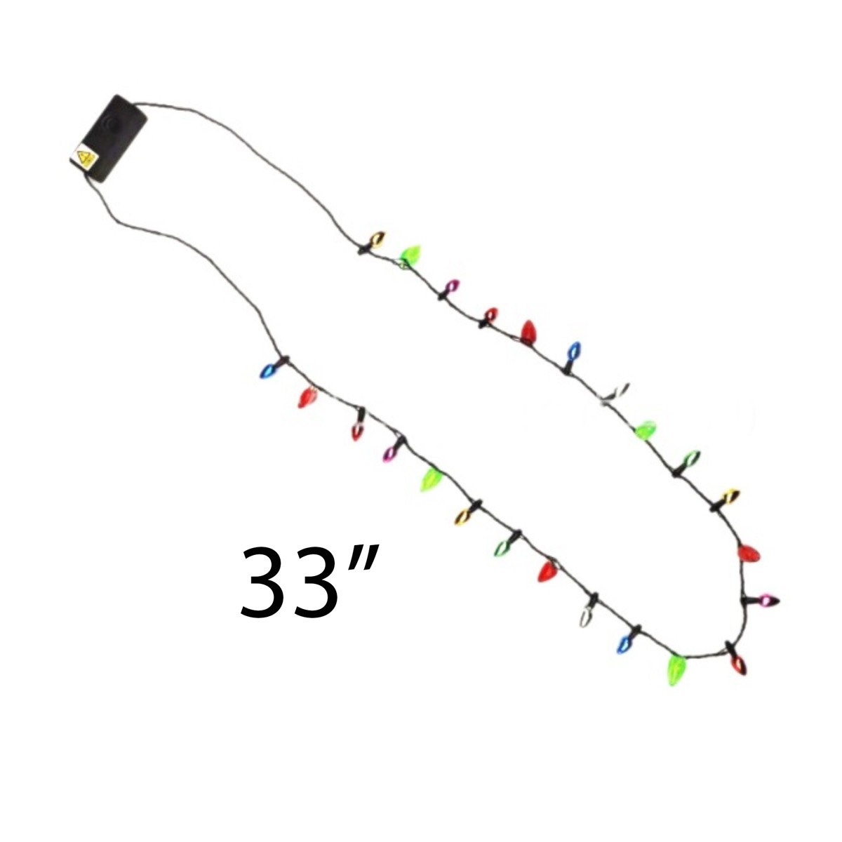 Christmas Tree Santa Necklace Party LED Light 3