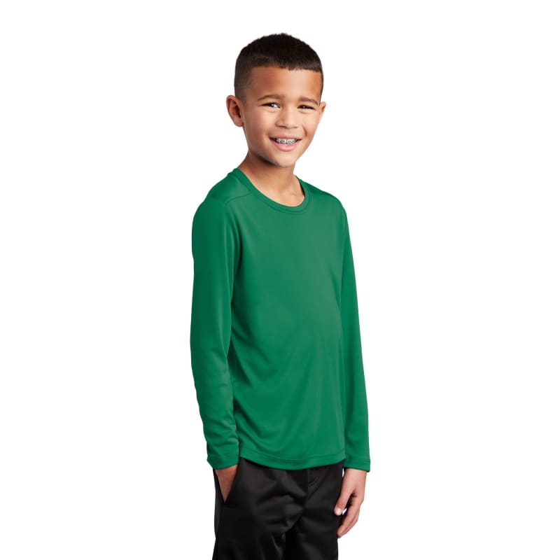 Sport-Tek Youth Posi-UV Pro Long Sleeve Tee. 44