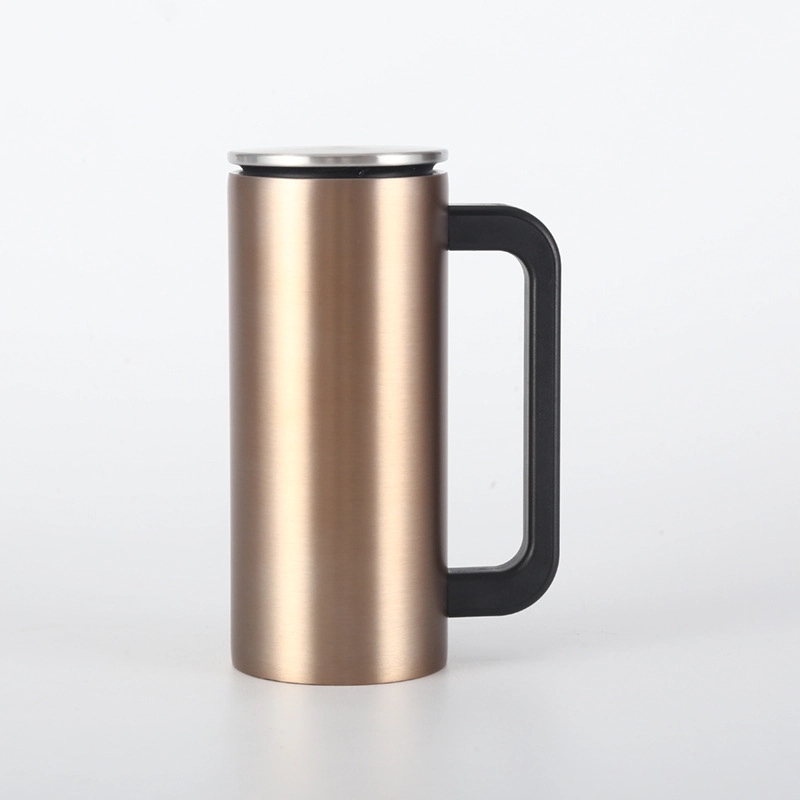 Custom 12 oz Stainless Steel Coffee Tumbler With Handle 11