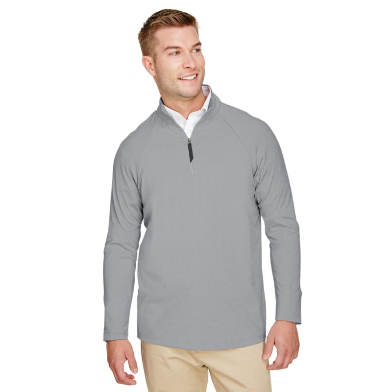 Devon & Jones CrownLux Performance™ Men's Clubhouse Micro-Stripe Quarter-Zip 9