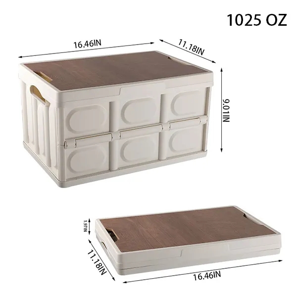 30L Folding Plastic Storage Bin 5