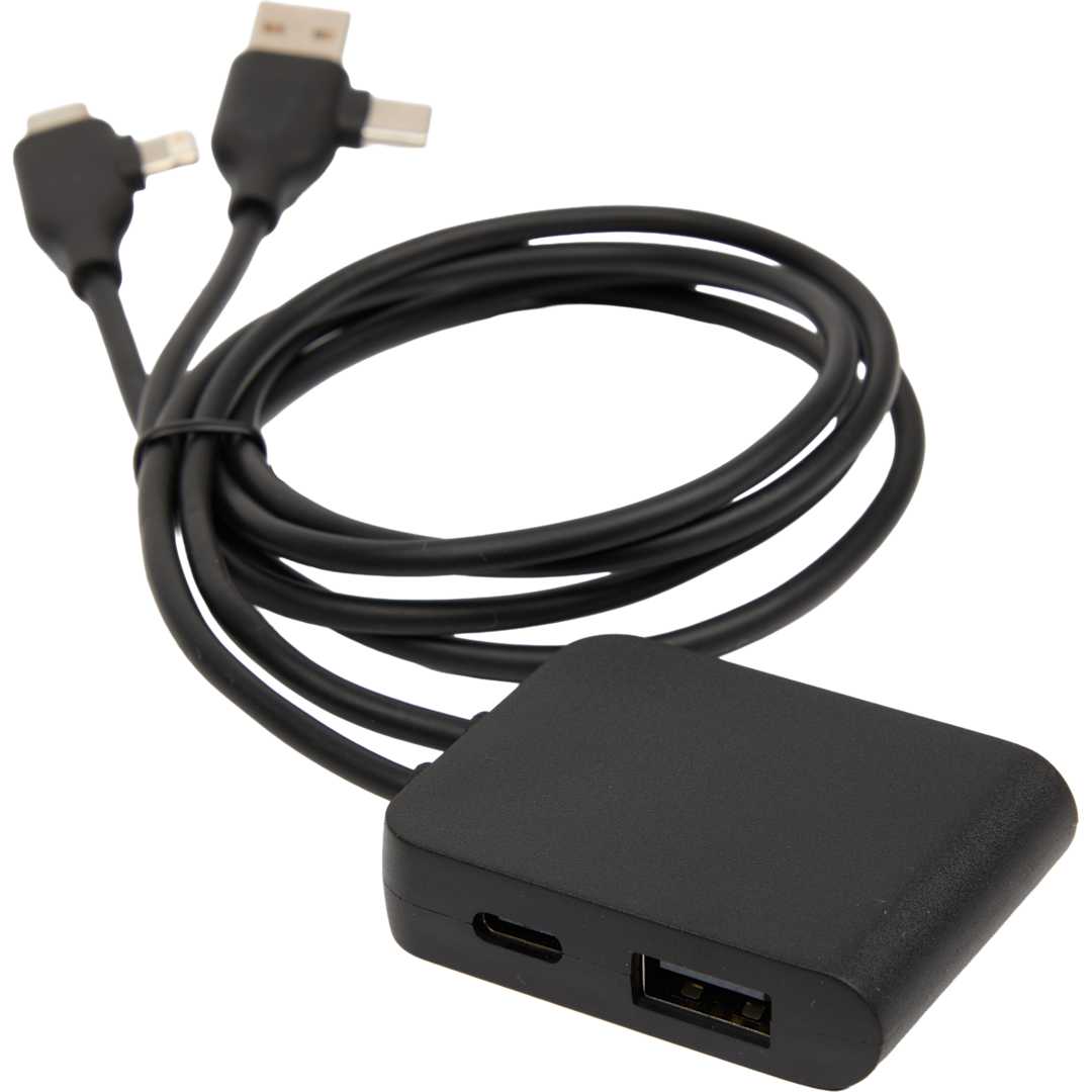 5-IN-1 Charging Cable with USB-A/C Hub 55