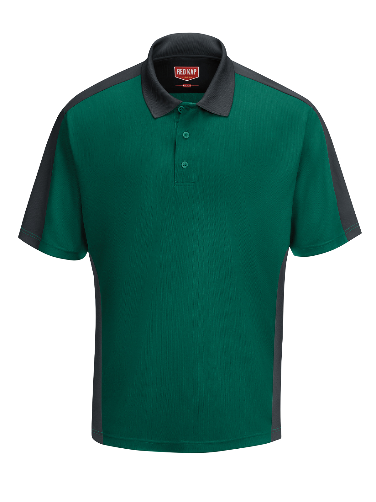 Red Kap Shirts - Men's Short Sleeve Performance Knit Two-Tone Polo 16