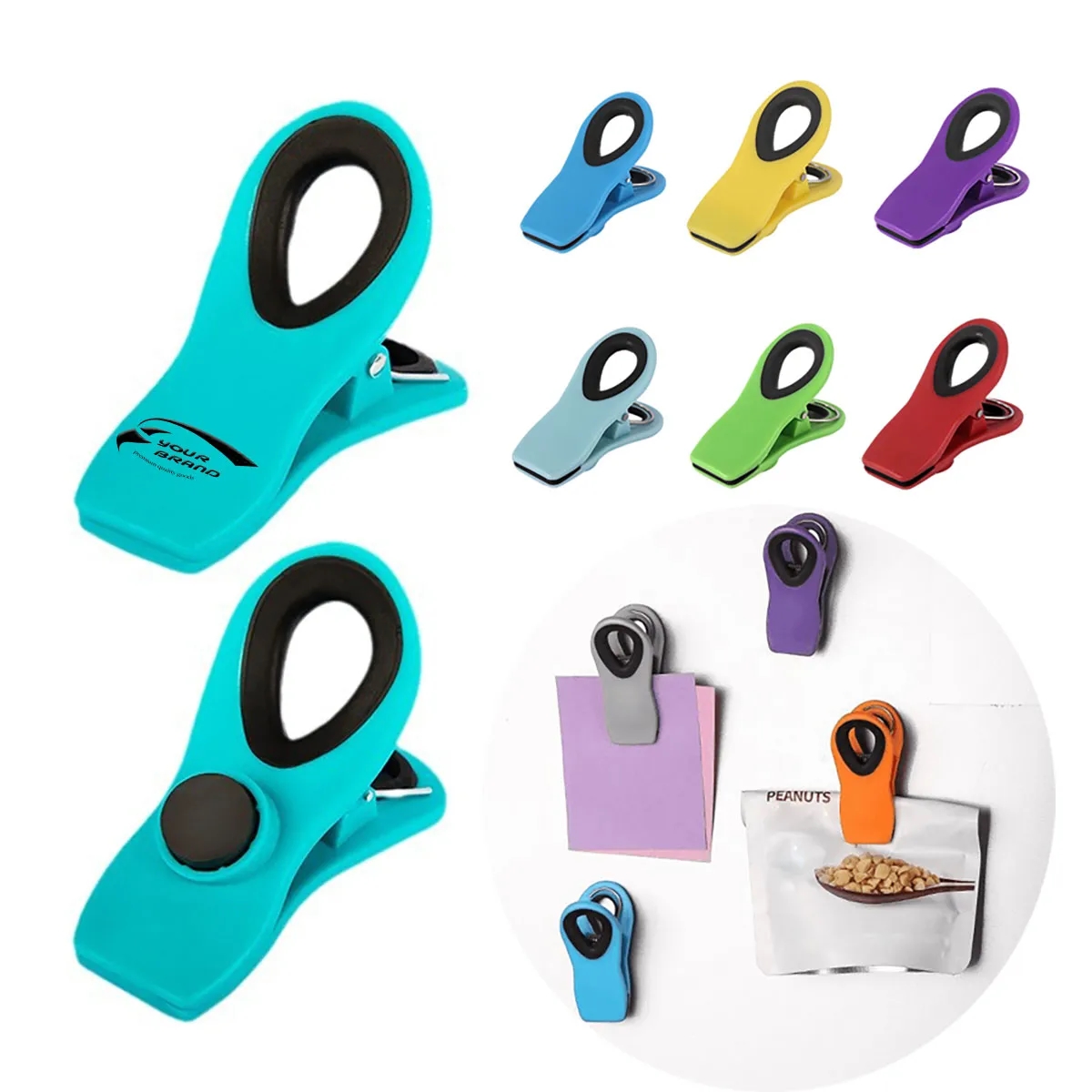 For Food Packaging Magnetic Bag Clips Mini Fridge Magnets 1