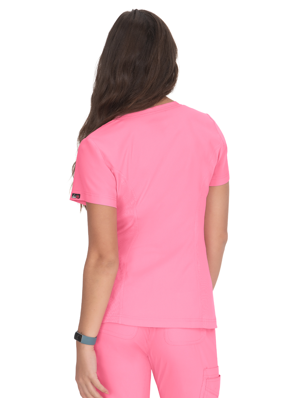 koi - Lite - Women's Four-Pocket Zipper Neck Serenity Top 32