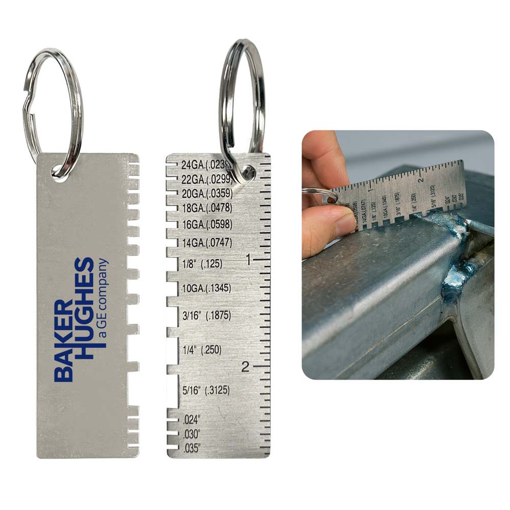 Wire Gauge Ruler Keychain