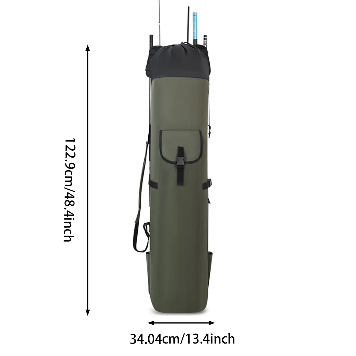 Durable Fishing Gear Carry Bag Backpack 2