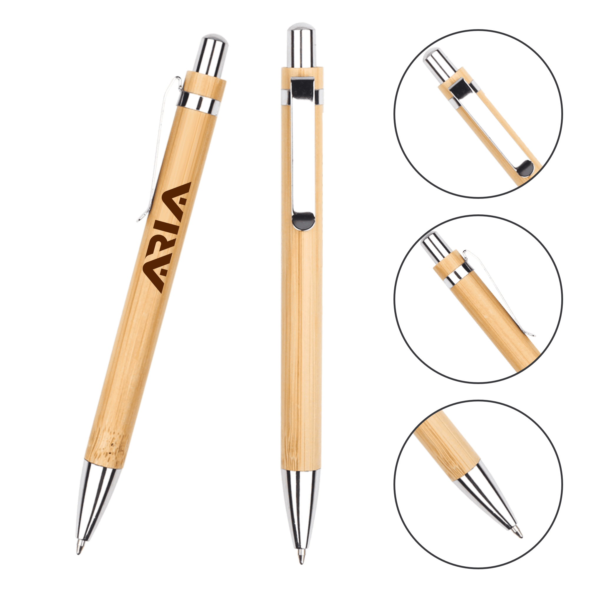 Customizable Sustainable Writing Bamboo Pen 1
