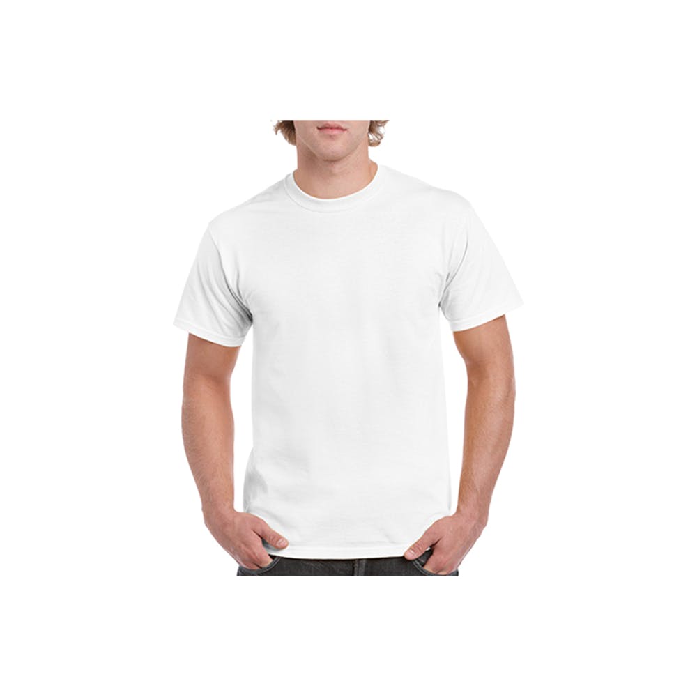 Irregular Gildan T-Shirts - White Medium 1