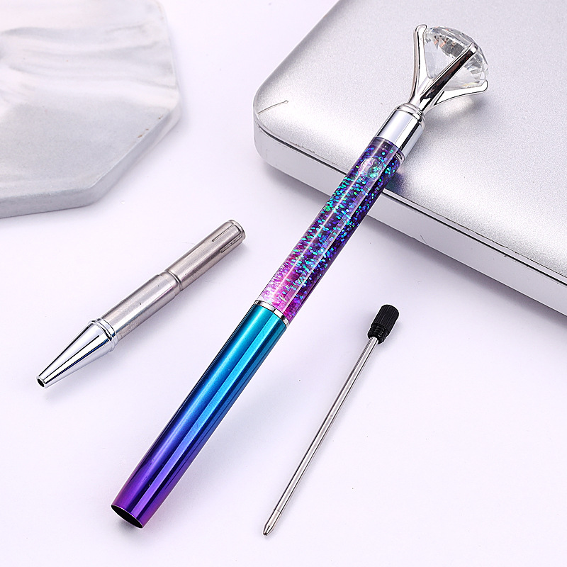 Dynamic Liquid Ball Pen with Crystal Diamond 5