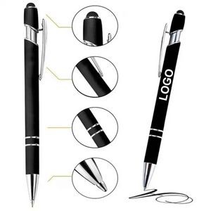 2 in 1 Multifunction Metal Ball Pen with Stylus Soft Touch Screen 3