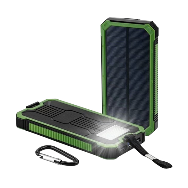 8000mAh Solar Power Bank W/Torch 2