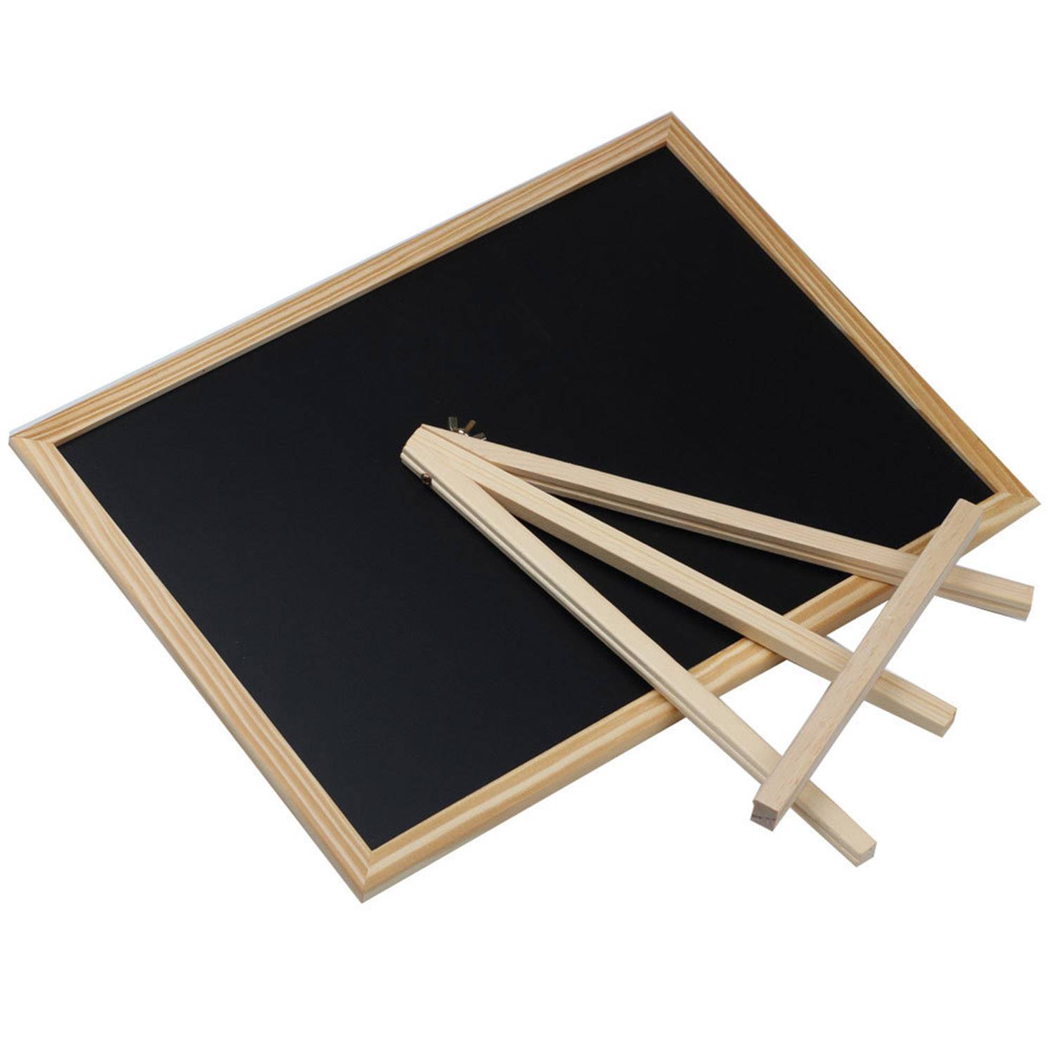 Small Blackboard Wooden Ornaments Display Cabinet 8