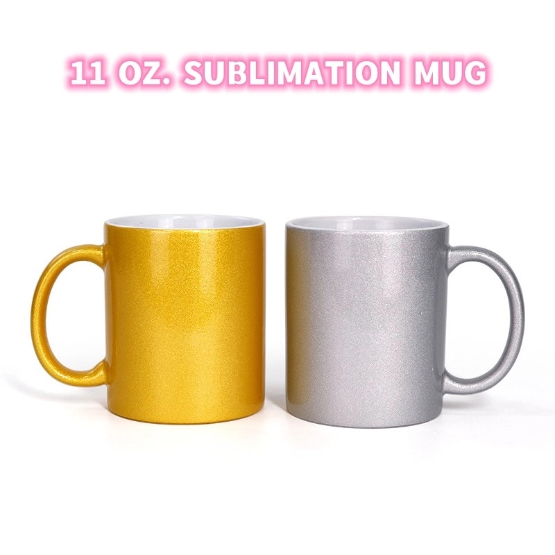 11 oz Full Color Sublimation Glossy Sparkly Ceramic Mug 7