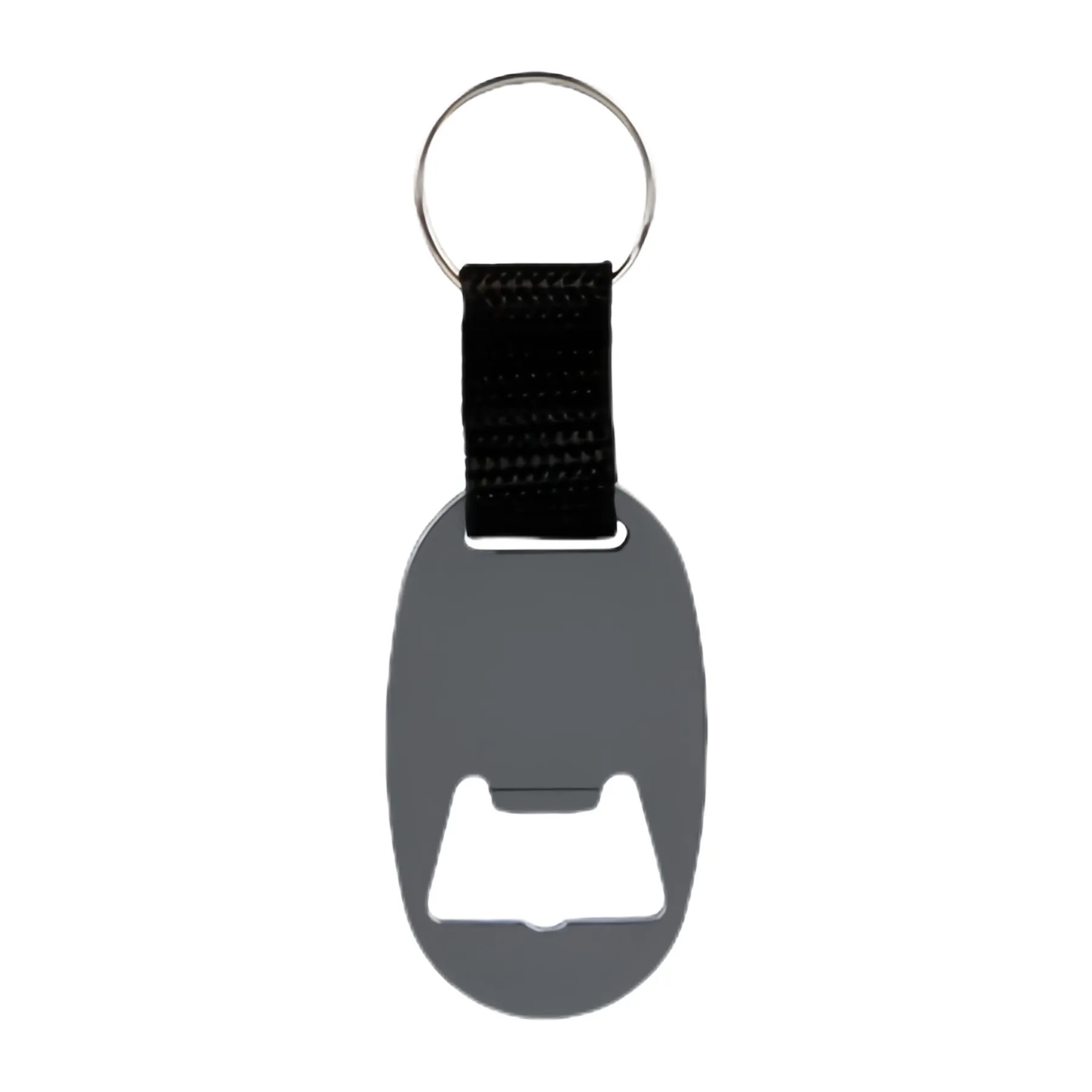 Oval Bottle Opener Keychain w/ Strap 6