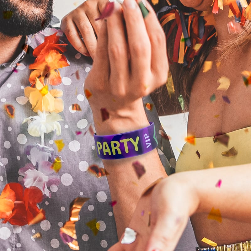 1 Inch Full Color Printed Wristbands 200