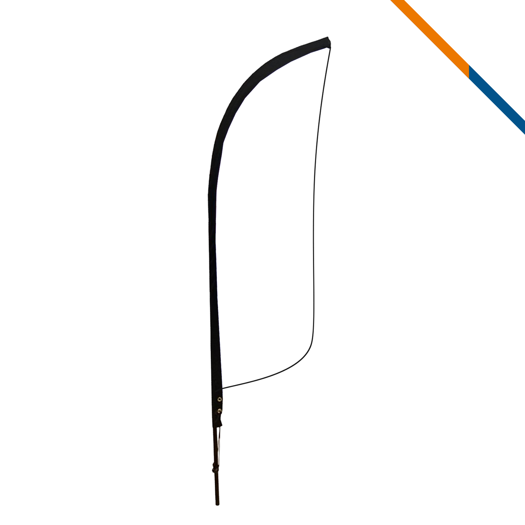 7' Amie Single-Sided Feather Flag 4