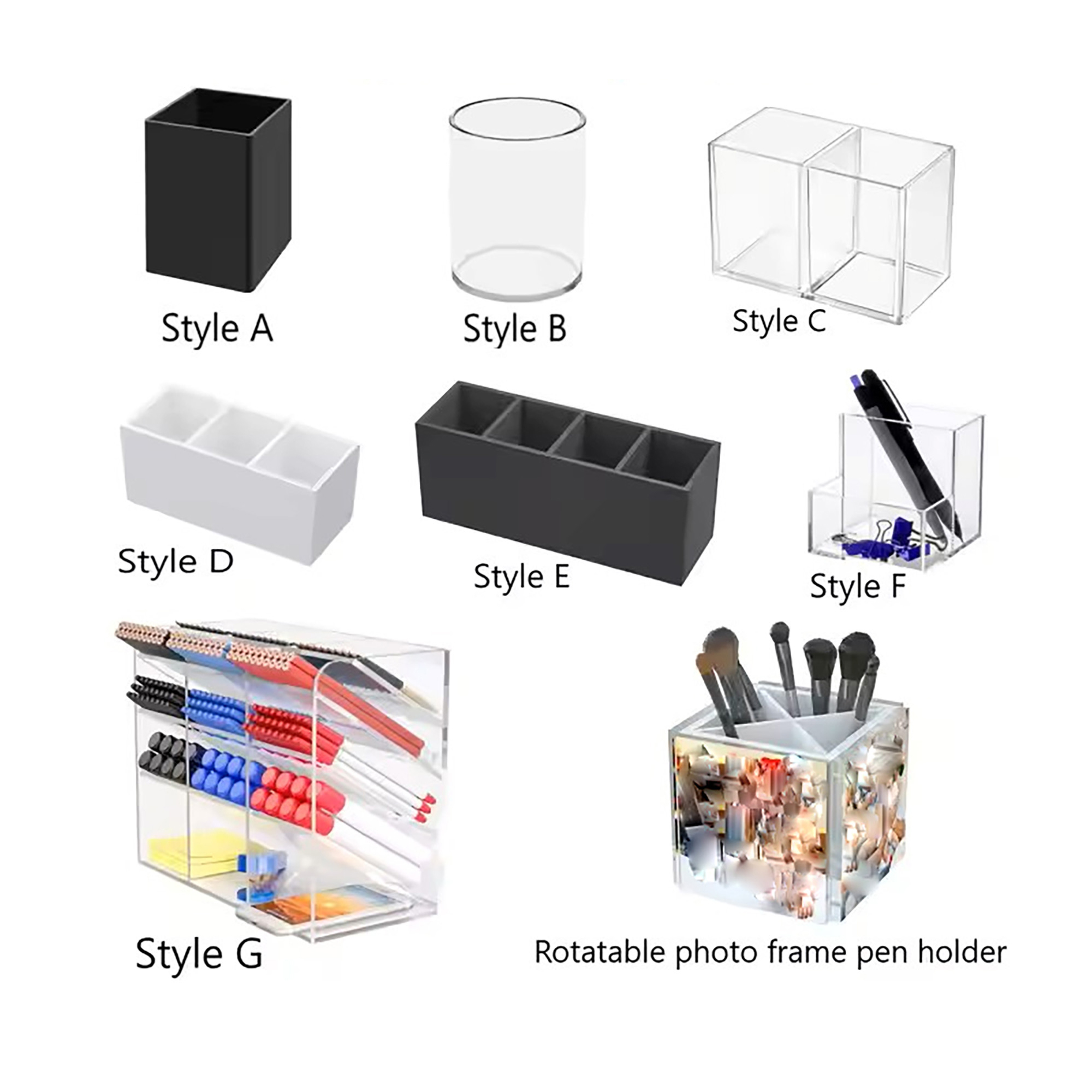Desk Accessory Pen Holder 3